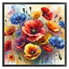 Poppy-11CT Stamped Cross Stitch 40*40cm/15.75*15.75in