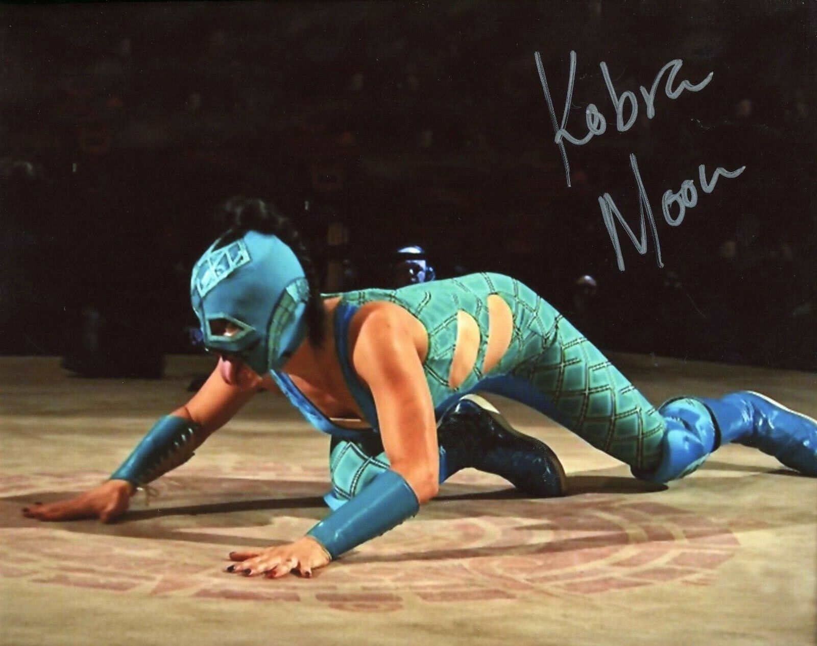 Kobra Moon autographed 8x10 WWE NWA Lucha WOW #11 Sexy In Person Thunder Rosa