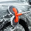 Car Washer Mop Double Brush Head Stretching Handle Car Wash Brush Telescopic Mop