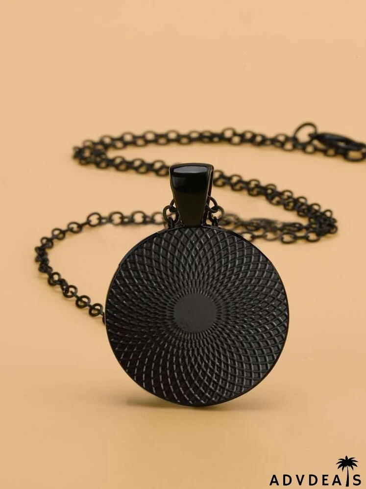 Cat Print Charm Necklace