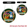 Spring Gnome DIY Diamond Painting Hanging Pendants Acrylic Crafts Kit for Home Wall Decor