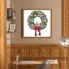 Christmas Wreath-Crystal Rhinestone Diamond Painting