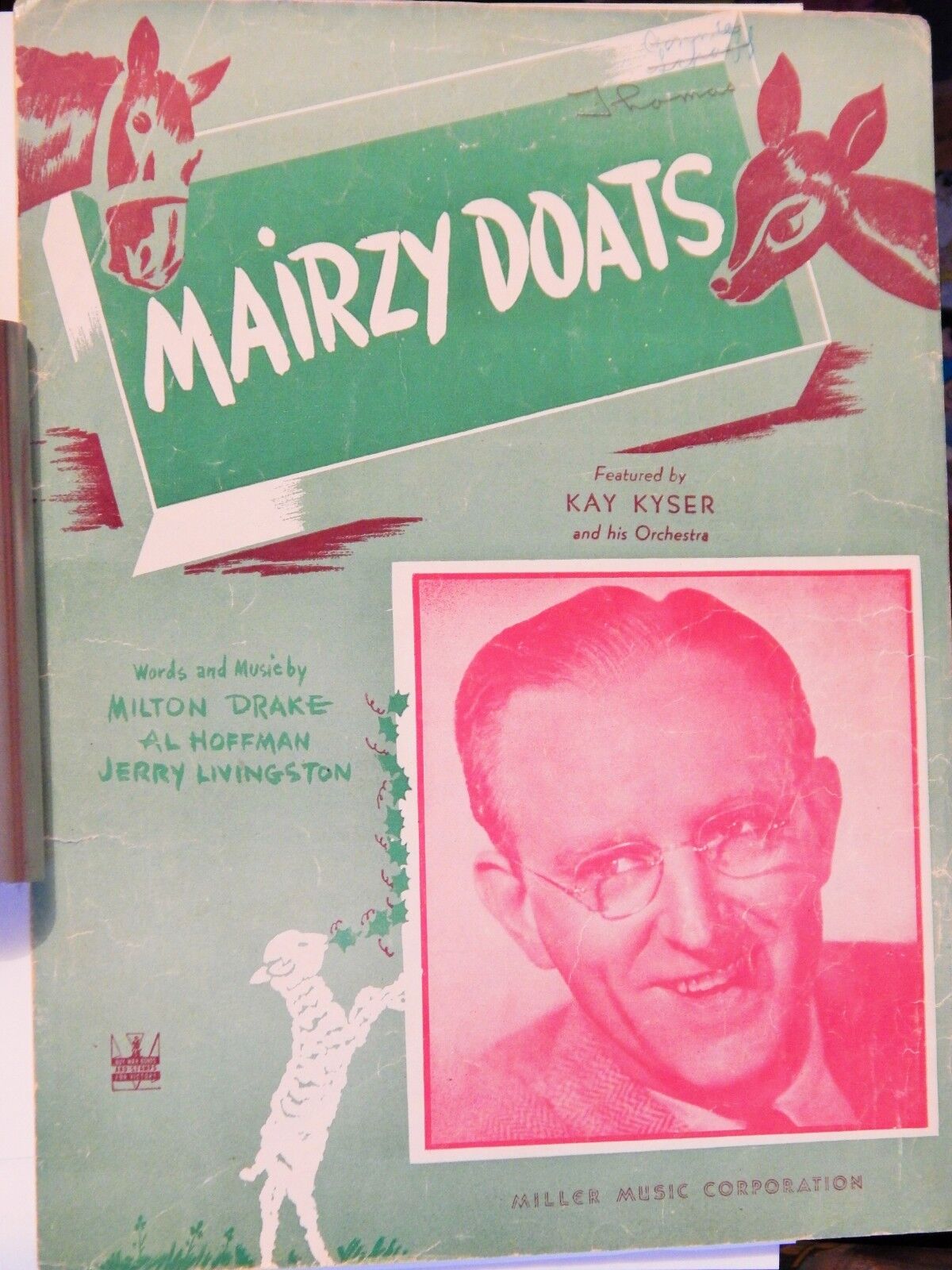 SHEET MUSIC MAIRZY DOATS 