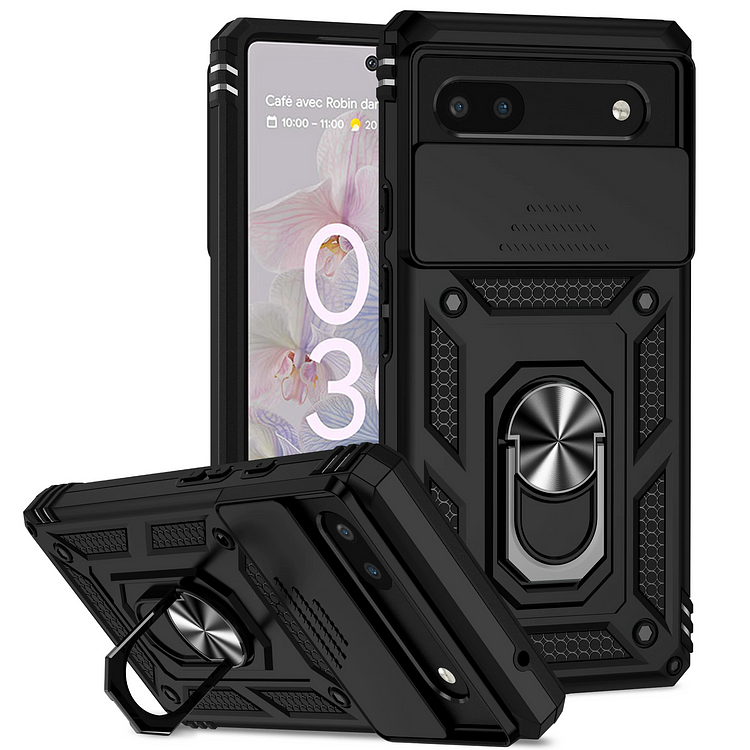 Military Shockproof Phone Case - With Ring Bracket