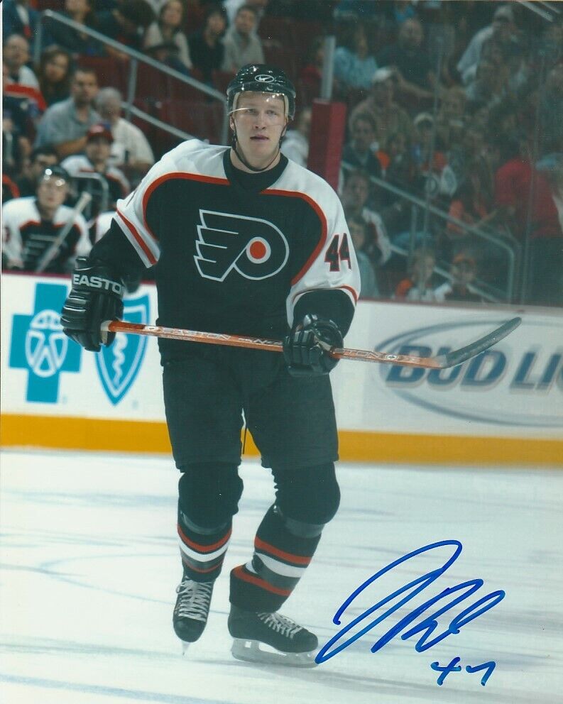 JONI PITKANEN SIGNED PHILADELPHIA FLYERS 8x10 Photo Poster painting! Autograph