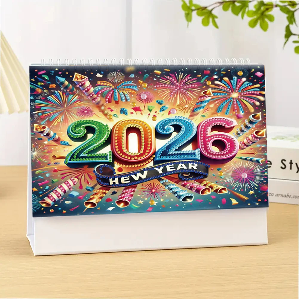 5D/DIY Calendar Crystal Painting Desk Calendars Kit Diamond Decorations Calendar
