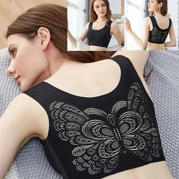 Deerwon Bra-Ultra-thin Plus Size Ice Silk Comfort Bra