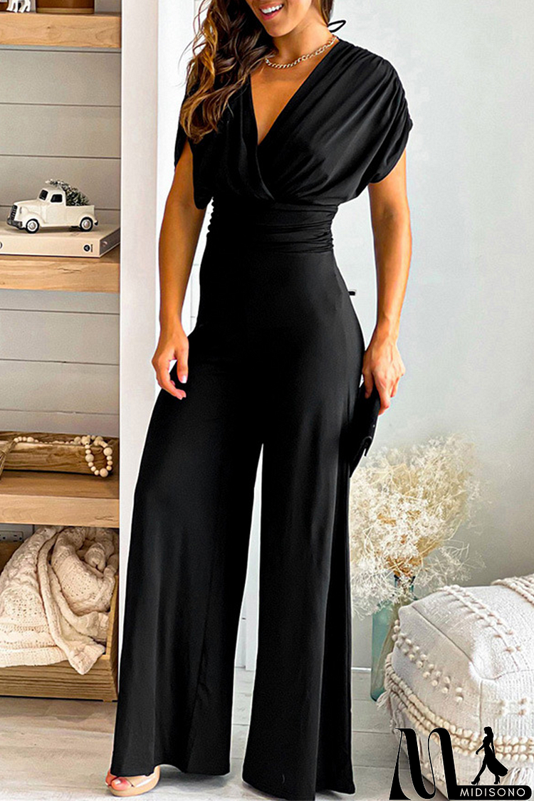 Multi Tie Backless Jumpsuit