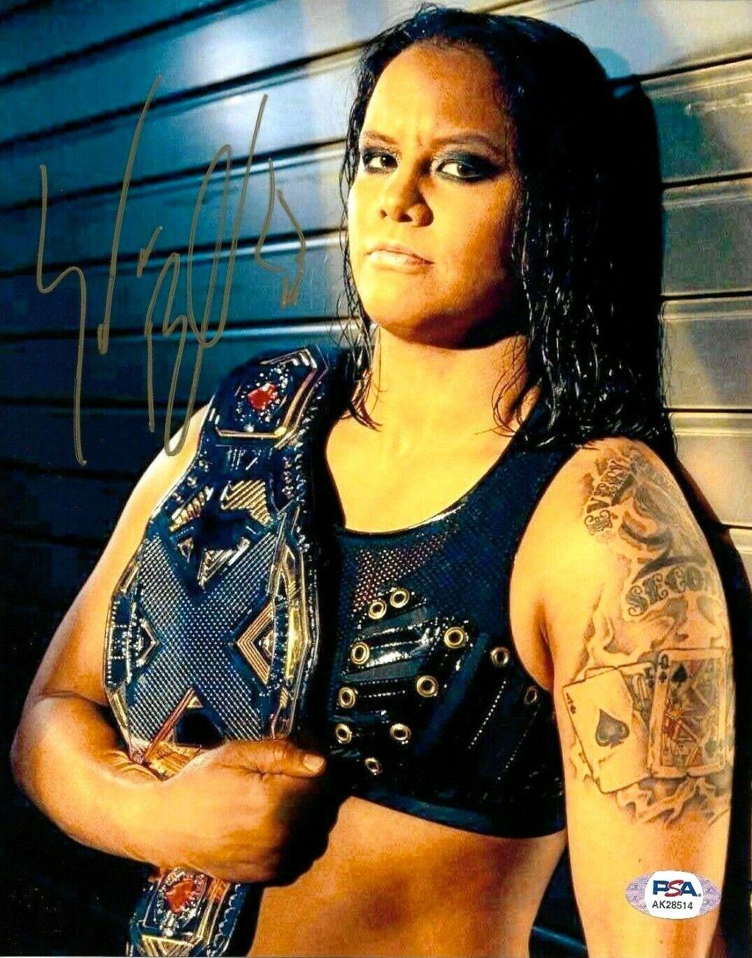 WWE SHAYNA BASZLER HAND SIGNED AUTOGRAPHED 8X10 Photo Poster painting WITH PROOF & PSA COA 5