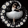 Diamond Painting-DIY Crystal Rhinestone Ballet Girl