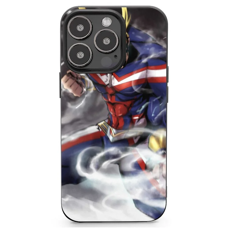 All Might Anime My Hero Academia Phone Case Mobile Phone Shell IPhone 13 and iPhone14 Pro Max and IPhone 15 Plus Case - Heather Prints Shirts