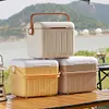 6L Camping Cooler Box Insulated Ice Chest Portable Ice Bucket for Outdoor Use