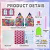 DIY Diamond Painting Special Shape Desktop Cabin Calendar Organizer Box Kit(Dragonfly)