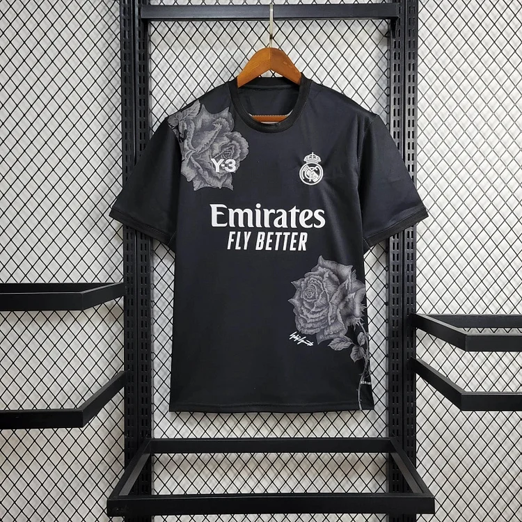 Real Madrid Y-3 Sonderausgabe Trikot 2024-2025 - Schwarz