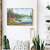 Diamond Painting -DIY Full Square Drill Lakeside Scenery