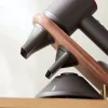 Dyson Supersonic Hair Dryer Stand, Magnetic Hair Dryer Display Stand, Walnut Bathroom Organizer, Compatible with Dyson Supersonic Hair Dryer Accessories