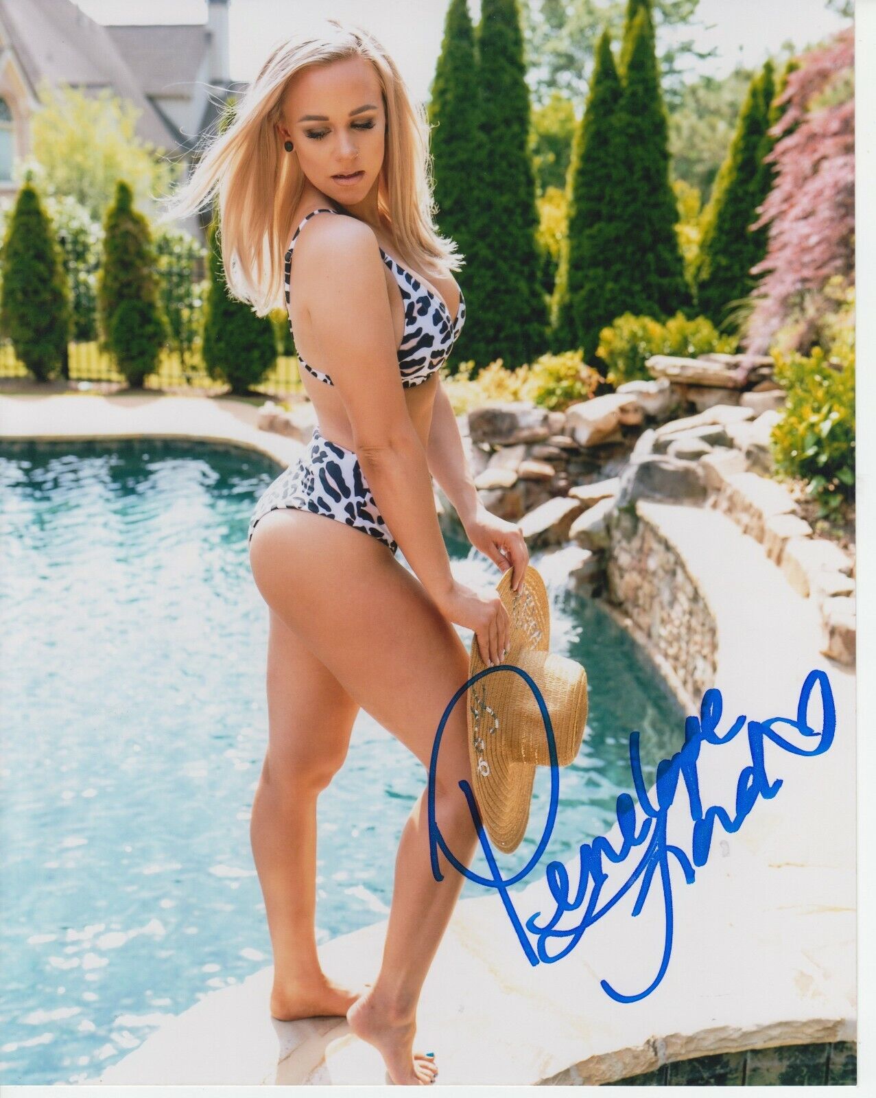 Penelope Ford AEW Wrestling 8x10 Signed Photo Poster painting w/ COA #1