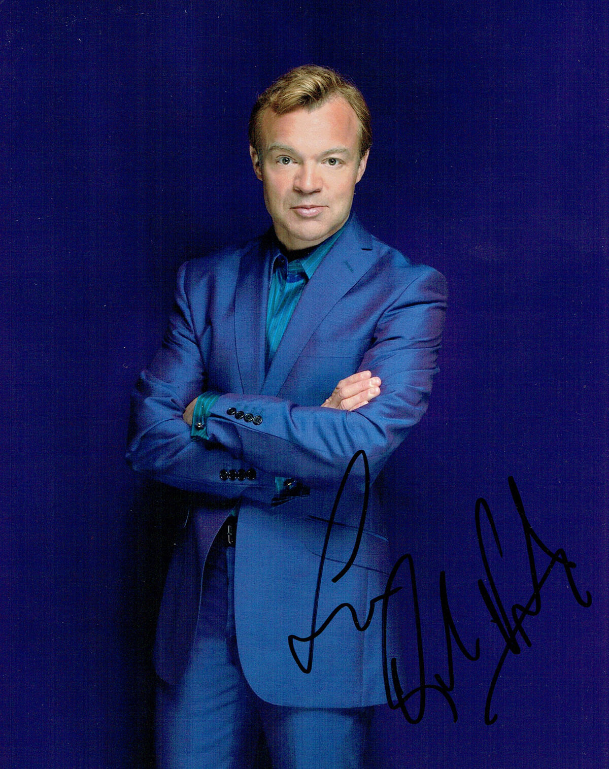 Graham NORTON SIGNED Autograph 10x8 Portrait Photo Poster painting AFTAL COA TV Radio Presenter