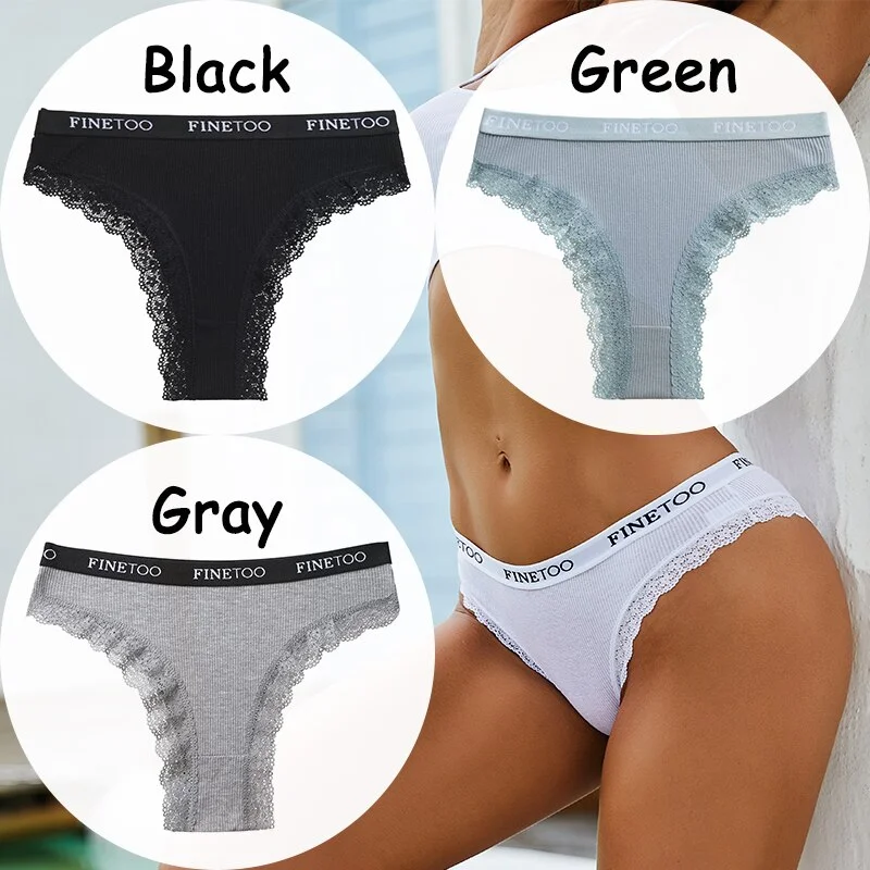 Billionm Lace Panties Women's Underwear Cotton Panties Sexy Lingerie Female Briefs Low-Waist Panty Girl Intimate Underpants