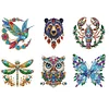 6Pcs Acryl Tiere - 5d DIY Handwerk Aufkleber Magnet