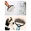 2In1 Pet Grooming Rake Anti-Slip Handle Double-Sided Deshedding Comb Multi-Purpose Extra-Wide Dog Grooming Brush for Detangling Deshedding Brushing/Thinning