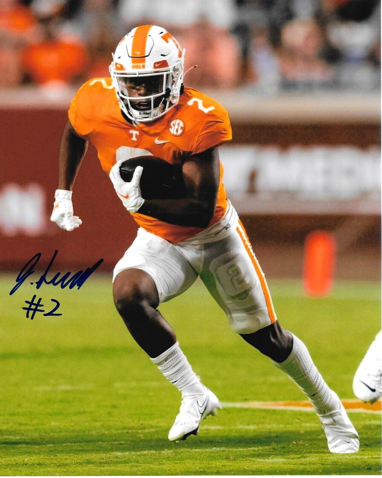 JABARI SMALL HAND SIGNED TENNESSEE VOLUNTEERS 8X10 Photo Poster painting W/COA