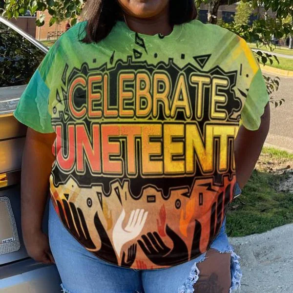 Women's Plus Size Juneteenth Black History T-Shirt