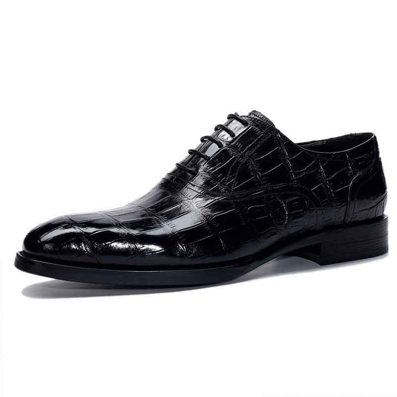 Mens Black Oxford Dress Shoes Wedding: Free Shipping display picture 1
