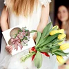 6Pcs Diamond Painting Bouquet Hat Diamond Painting Greeting Card for Friends