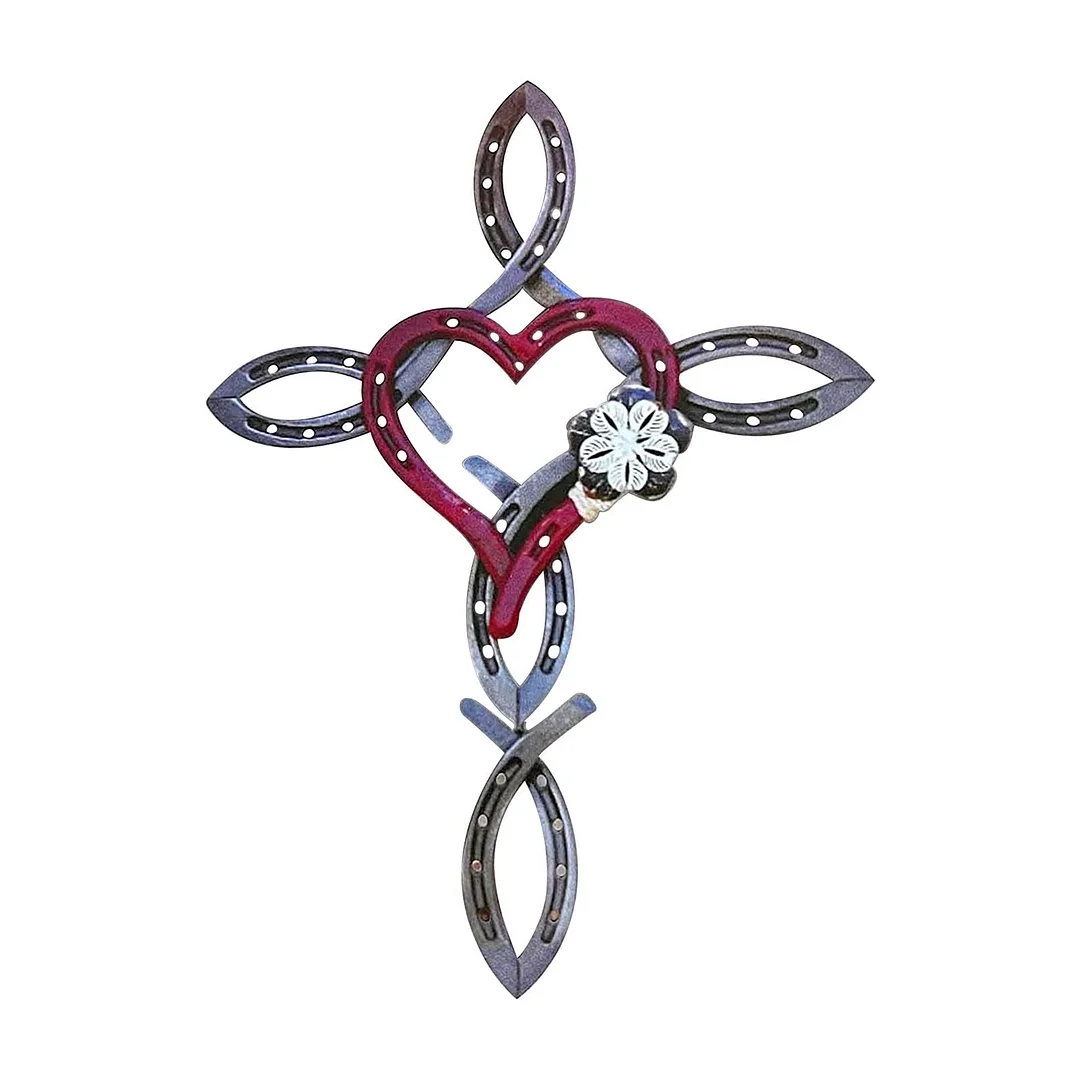 Horseshoe Cross With Heart