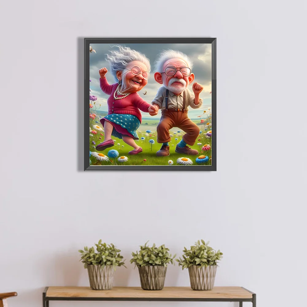 Diamond Painting - Full Round Drill - Couple(Canvas|40*40cm)