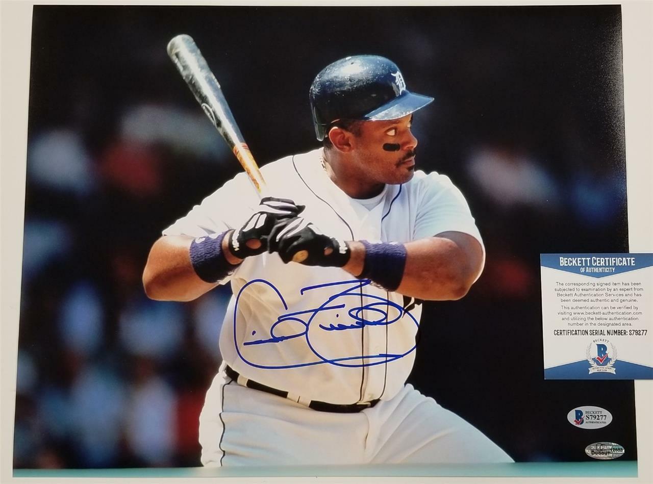 Cecil Fielder signed 11x14 Photo Poster painting #4 Detroit Tigers Autograph ~ Beckett BAS COA