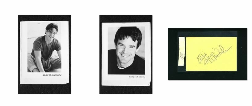 Eddie Mcclintock - Signed Autograph and Headshot Photo Poster painting set - Moving August