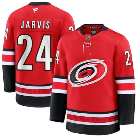 Youth Carolina Hurricanes #24 Seth Jarvis Red Home Stitched Hockey Jersey
