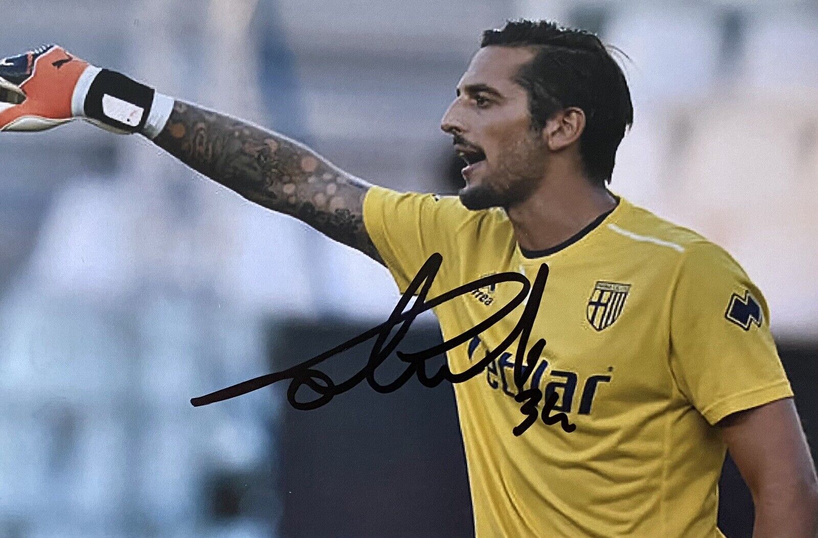 Simone Colombi Hand Signed Parma 6X4 Photo Poster painting 2