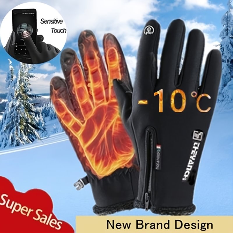 Best Sellers,Winter Gloves Waterproof Thermal Touchscreen Thermal Windproof Thermal Gloves For Winter Snow Cold Weather