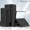 Business Samsung Galaxy Z Fold4 5G Flip Case Leather Cover With Film Detachable S Pen Holder