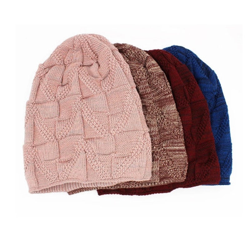 Chemo Beanie Hat Cap Warm Stretch Turban Super Thick Bandana **Various** FAUX FUR LINED Super Warmth - Free Uk P&P