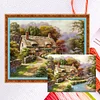 11CT Counted/Stamped Country House-Cross Stitch 40*50cm