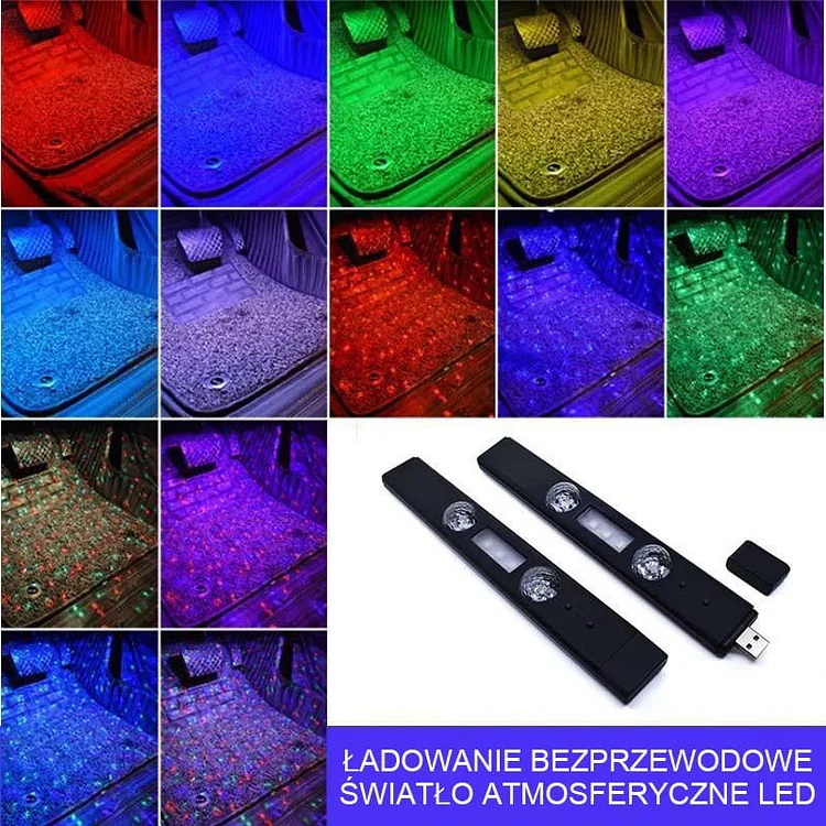 Wireless charging LED ambient light 