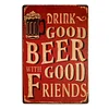 Beer Beer - Metal Tin Signs(8*12Inch/12*16Inch) - Bar