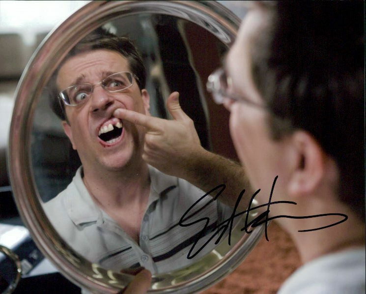 Ed Helms (The Hangover) signed 8X10 Photo Poster painting