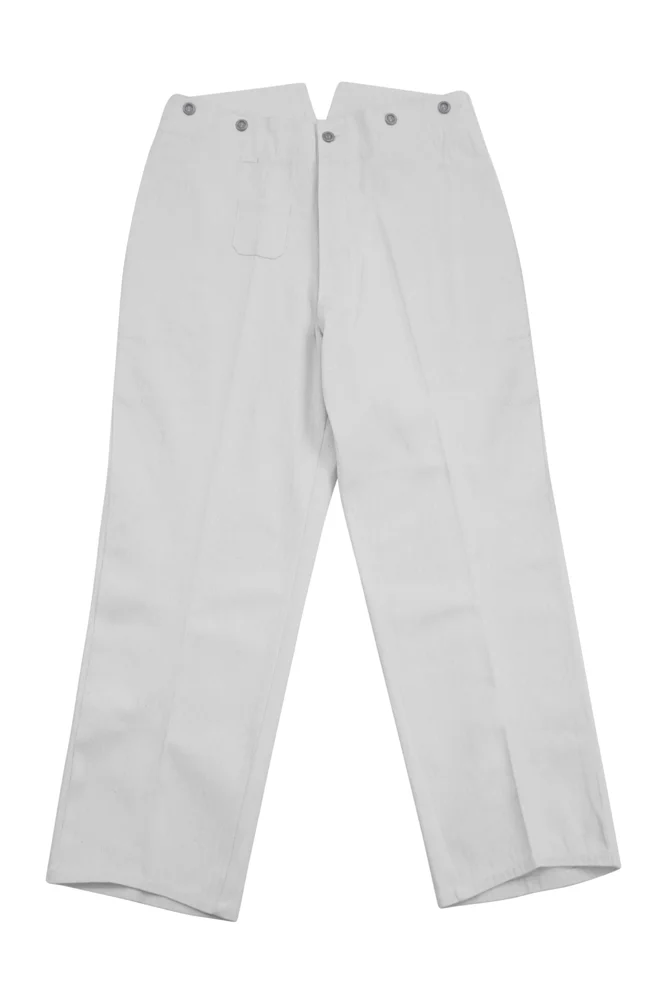   Luftwaffe German White cotton Trousers German-Uniform