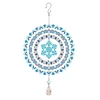 DIY Diamond Painting Double-sided Rotatable Snowflake Hanging Wind Chime Suncatcher Hanging Kit
