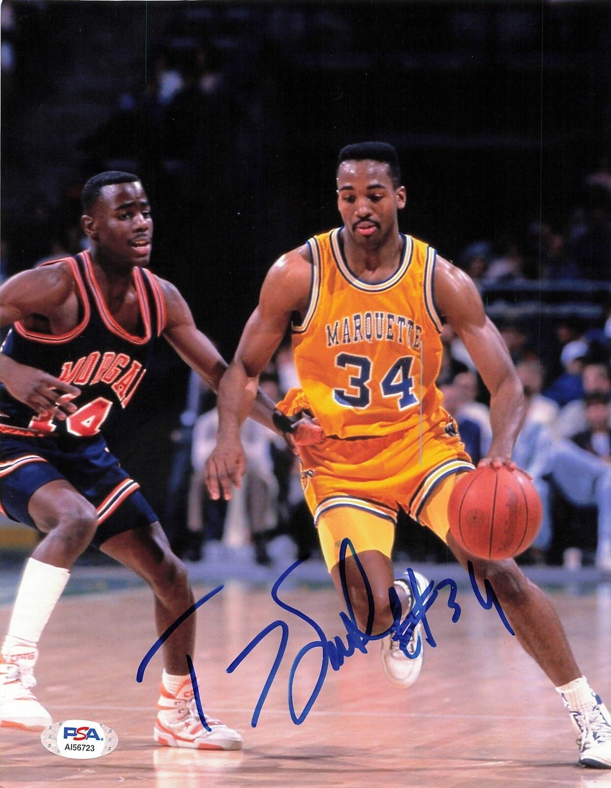 Tony Smith signed 8X10 Photo Poster painting PSA/DNA Marquette Golden Bears Autographed