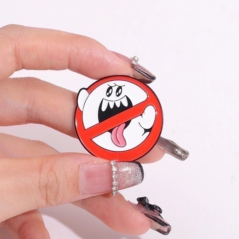 Cute IG Style Pin Cartoon Ghost Alloy Plating Unisex Brooches