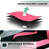 FH Group Full Set Cloth Car Seat Covers, Universal Fit combo, Low Back Front Seat Covers, Airbag Compatible, Split Bench Rear Seat, Washable Seat Cover for SUV, Sedan, Van, Pink