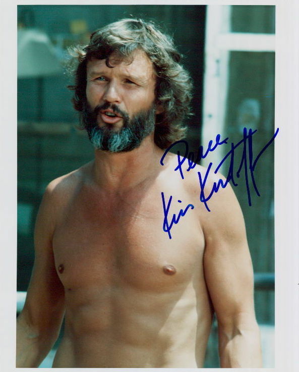 Kris Kristofferson signed 8x10 Photo Poster painting In-person