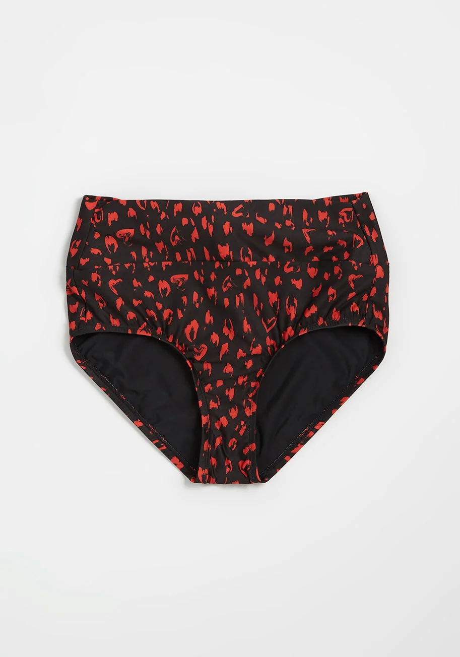 The Clarice High-Waisted Bikini Bottom