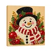 (20x20cm)Christmas Snowman DIY Pearl Painting Art Kits With Inner Frame Pearl Gem Paintings Picture Arts Craft for Adults Beginners Home Wall Decor